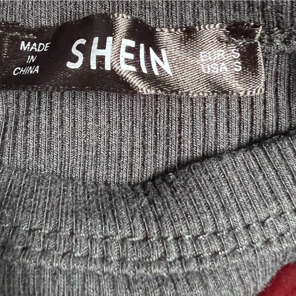 SHEIN BLACK HIGH NECKLINE RIBBED MINI DRESS SIZE SMALL - Picture 6 of 7